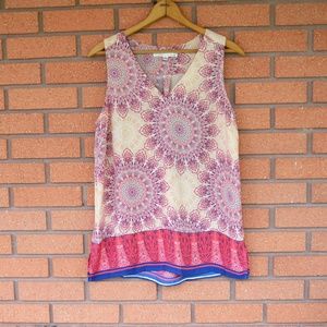 Anthropologie- Violet+Claire Paisley Tank